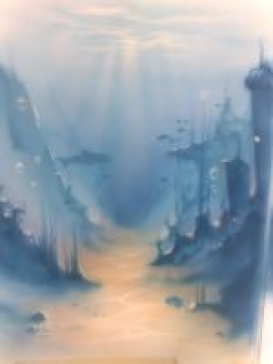 Course - Panel project underwater scene 150