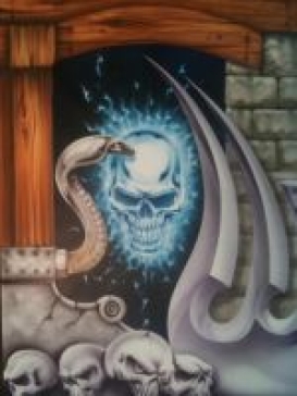 Course project skulls, blade and timber 150