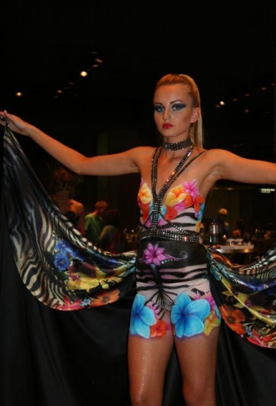 Body painting for fashion 500
