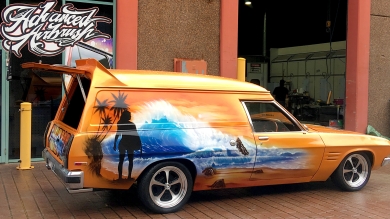 Airbrushed Panel Van - Enigma