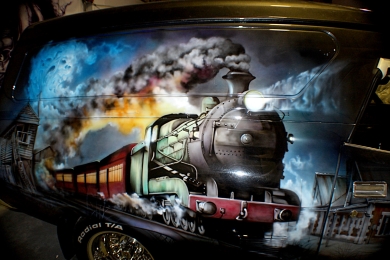 Airbrushed Car