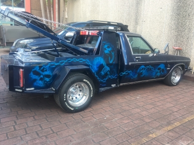 Airbrushed Tow Truck