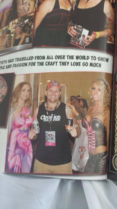 Body Painting in Picture magazine article