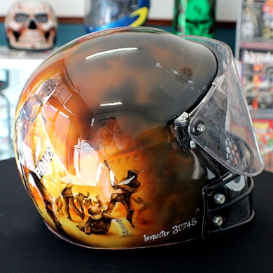 Airbrushed Helmet