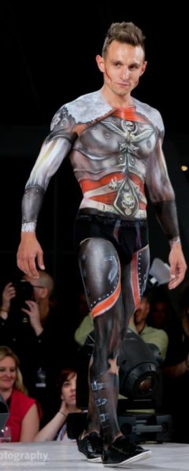 Airbrush Body painting men