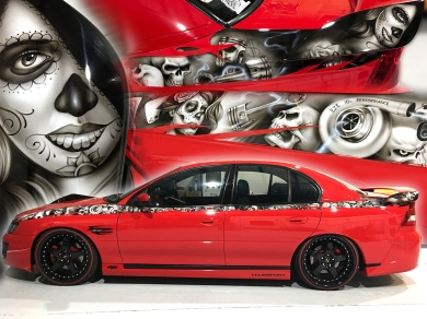 Airbrushed Car