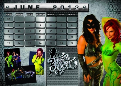 Body Painting Calendar