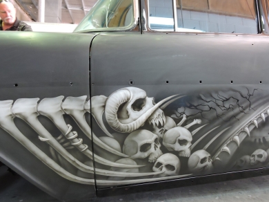 '56 Chevy - Skull Graphics
