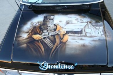 Tow Truck Mural - Bonnet Ned kelly