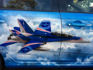 Car - Fighter Jet graphics