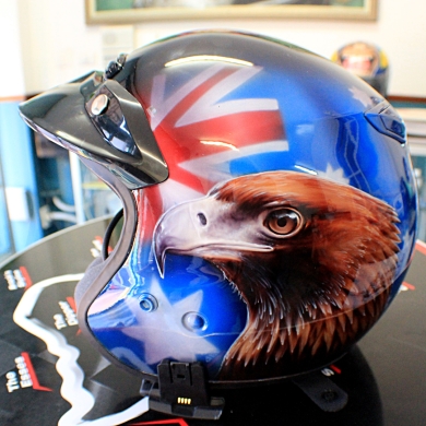 Airbrushed Helmet