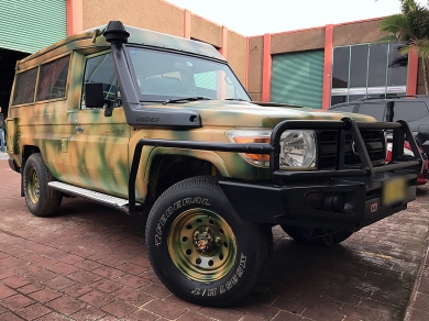 Airbrushed Camo 4x4