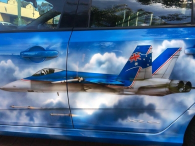 Car - Fighter Jet graphics