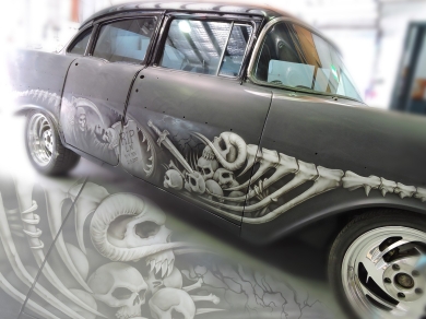 '56 Chevy - Skull Graphics