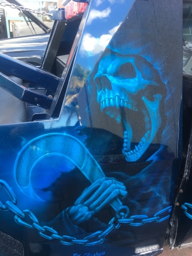 Airbrushed Tow Truck