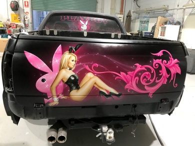 Airbrushed Playboy Ute