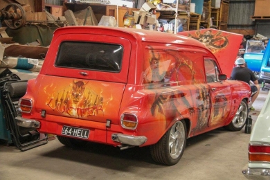 Airbrushed Panel Van - Lucifer