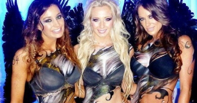 Playboy event body painting