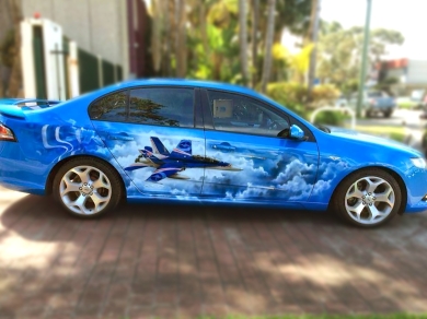 Car - Fighter Jet graphics