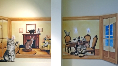 Cats - Wall Mural