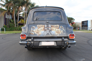 Ned Kelly - Back of panel van