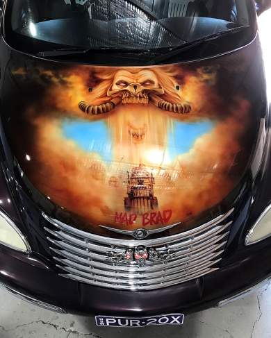Airbrushed Mad Max Car