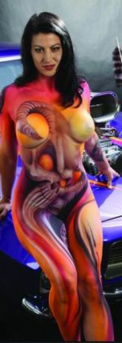 body painting Calendar