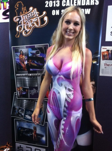 Body Painting at Summernats