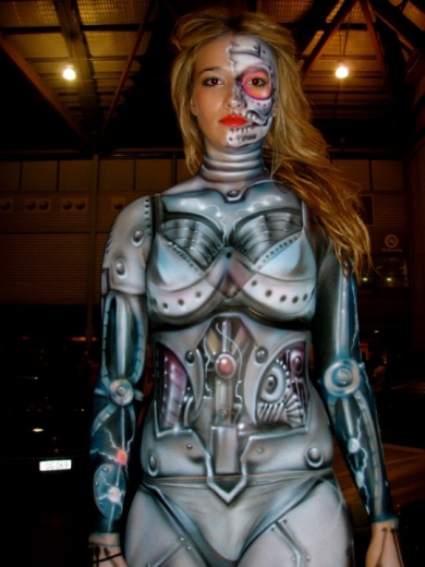 Robotic body painting
