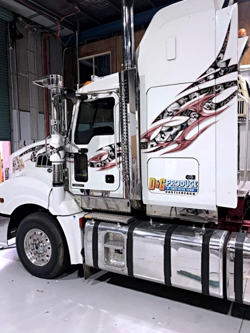 Airbrushed Truck