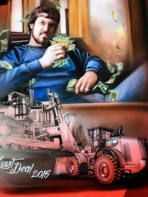 Airbrushed Tribute Artwork