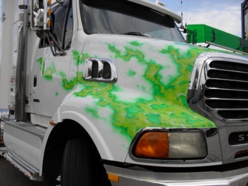 Truck - Flame graphic