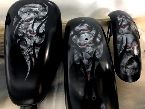 Skulls Bike Tank