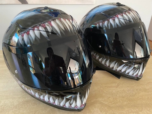 Airbrush Bike Helmets