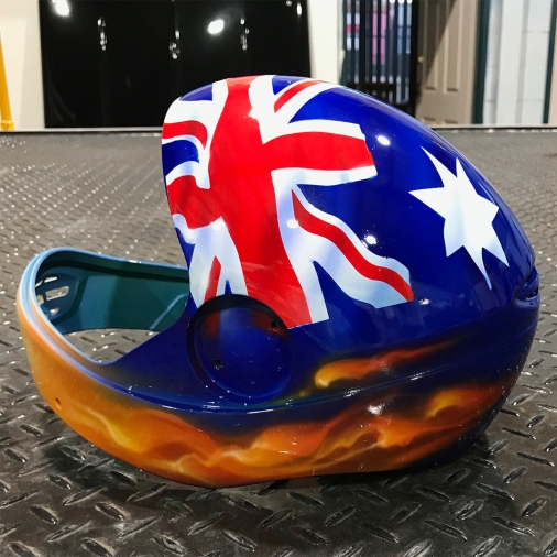 Airbrushed Skydiving Helmet