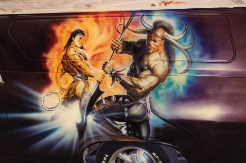 Airbrushed Panel Van (for James)