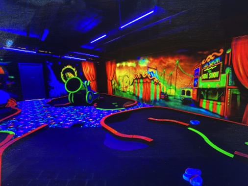 Indoor Putt Putt Art