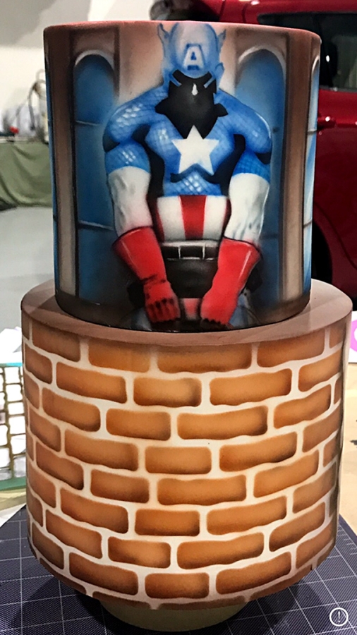 Airbrushed Cake