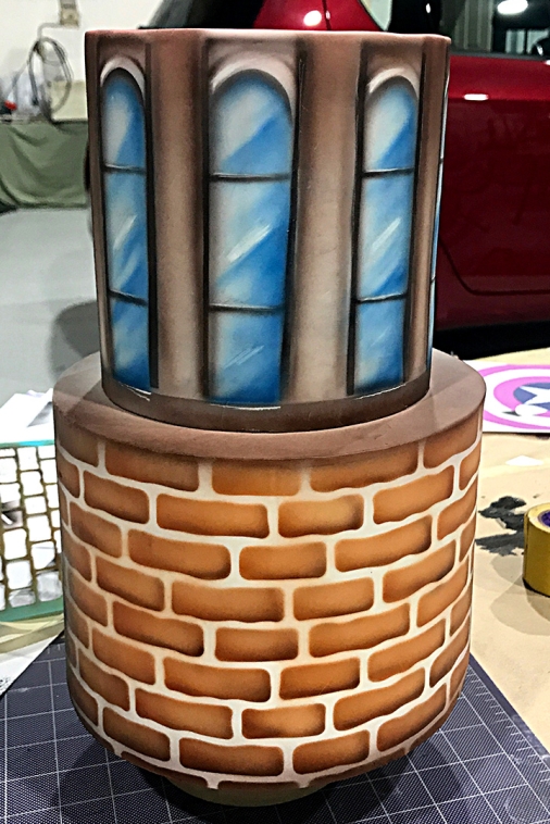 Airbrushed Cake