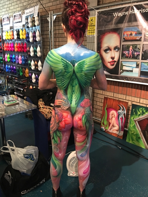 Wayne's Body Painting at KKBO
