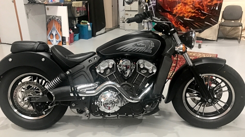 Indian themed Bike