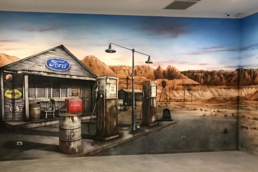 Garage Wall Mural