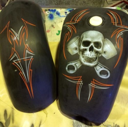 Bike Tanks - Pinstriped