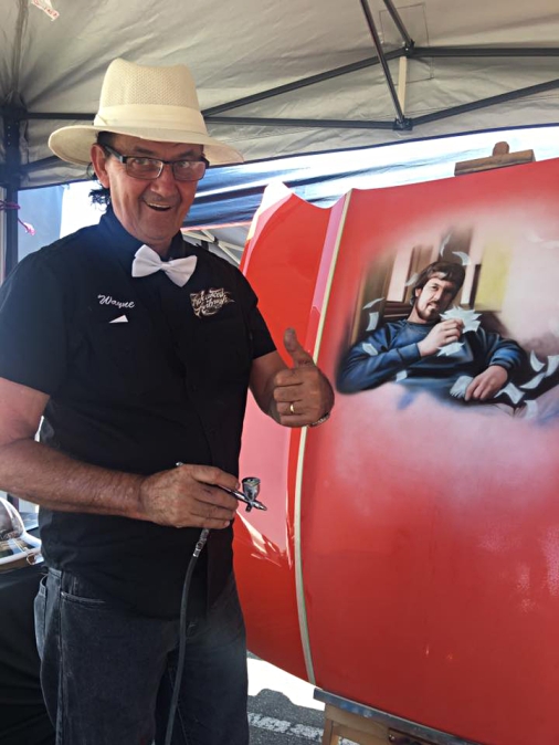 Wayne Airbrushing @ MotorVation 2017