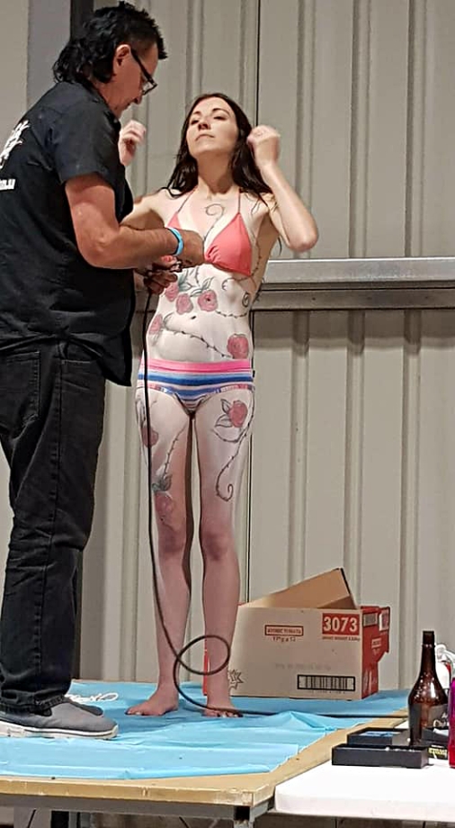 Wayne Body Painting Jess