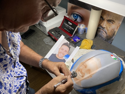 Remembrance Art in progress