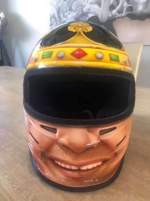 Airbrushed Helmet