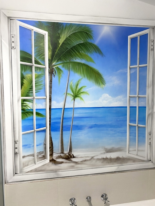 Bathroom Mural