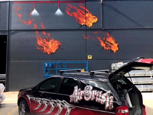 Fire Supplies Mural