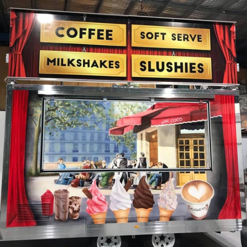 Airbrushed Food Truck